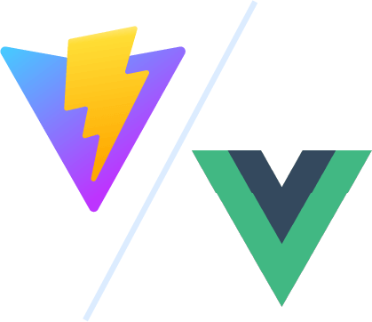 Vue and Vite logo